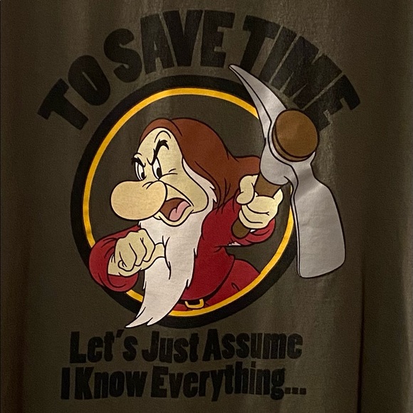 Grumpy Disney XL T-Shirt - Picture 3 of 7